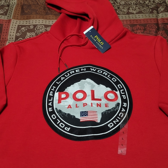 Polo Ralph Lauren Alpine Racing Patch Hoodie - Picture 2 of 6